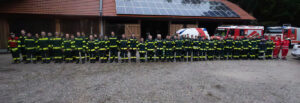 Gemeinde Übung der Feuerwehren Sierning