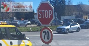 Verkehrsunfall Aufräumarbeiten